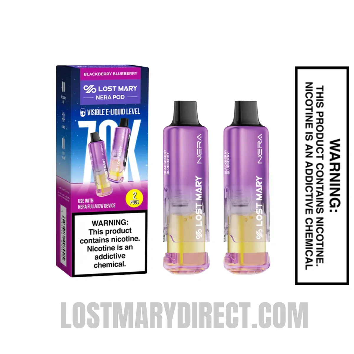 lost mary nera vape Blu Pro Menthol E-Liquid regulated FLAVORS:SOUR BLUE DUST