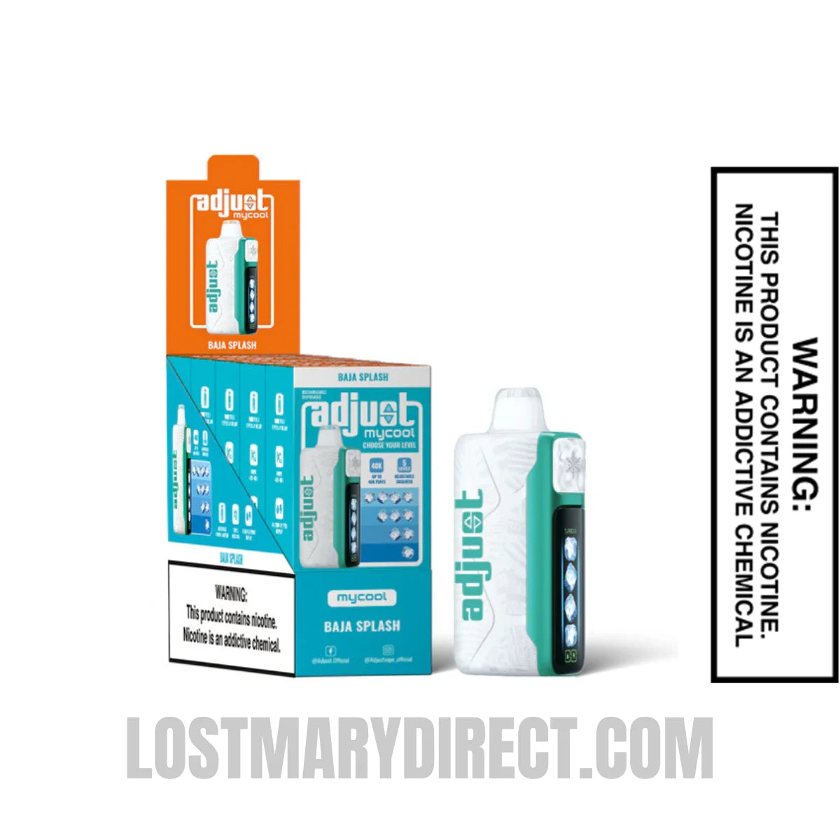 Baja Splash Adjust MyCool 40k Disposable Vape with Bundle box Baja Splash Adjust MyCool 40k Disposable Vape with Bundle box