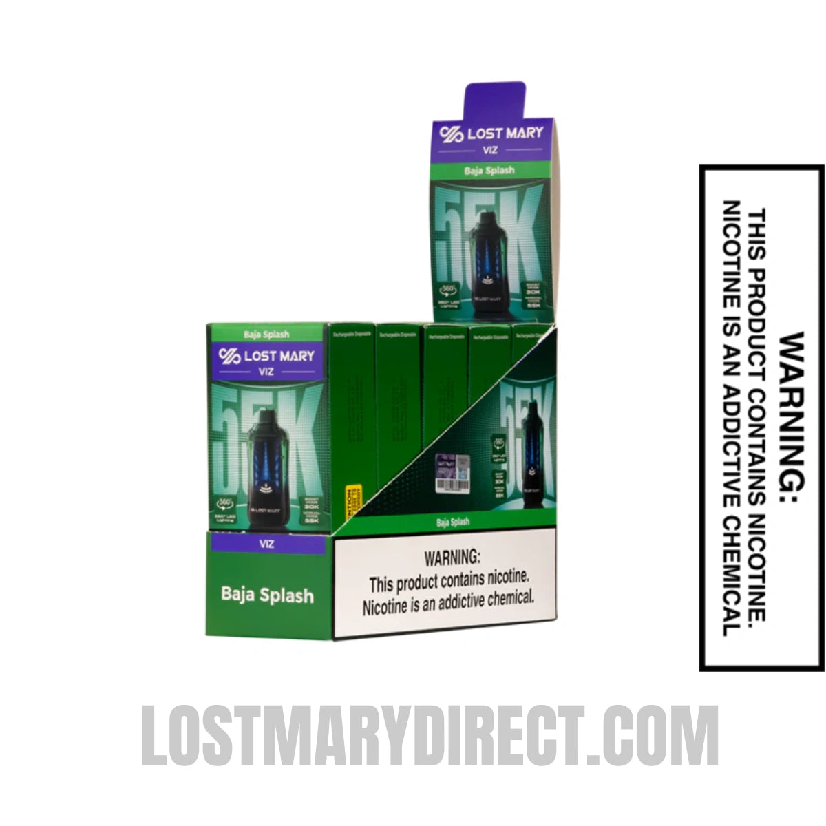 Baja Splash Lost Mary VIZ 55K Disposable Vape Baja Splash Lost Mary VIZ 55K Disposable Vape