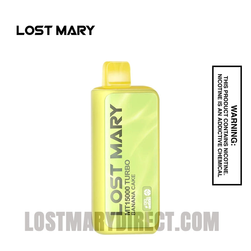 Banana Cake Lost Mary MT15000 TURBO Vape | 15000 Puffs Banana Cake Lost Mary MT15000 TURBO Vape | 15000 Puffs