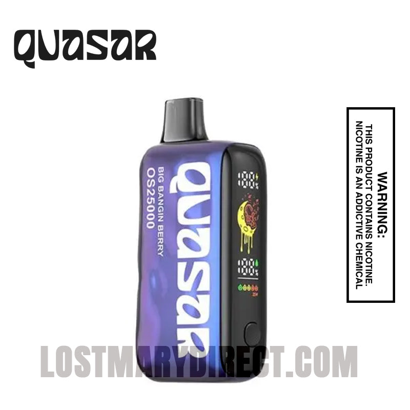 Big Bangin Berry Lost Mary Quasar OS25000 Disposable Vape Big Bangin Berry Lost Mary Quasar OS25000 Disposable Vape