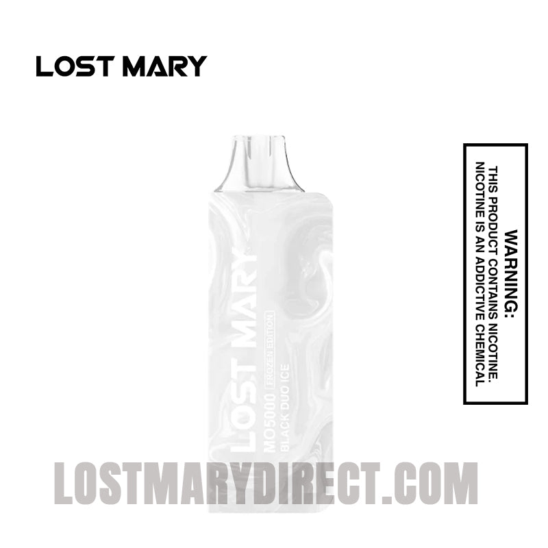 Black Duo Ice Lost Mary MO5000 Disposable Vape Black Duo Ice Lost Mary MO5000 Disposable Vape