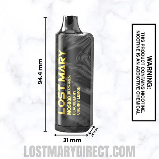 Blackberry Cherry Lemon Lost Mary MO5000 Disposable Vape Dimension Blackberry Cherry Lemon Lost Mary MO5000 Disposable Vape Dimension