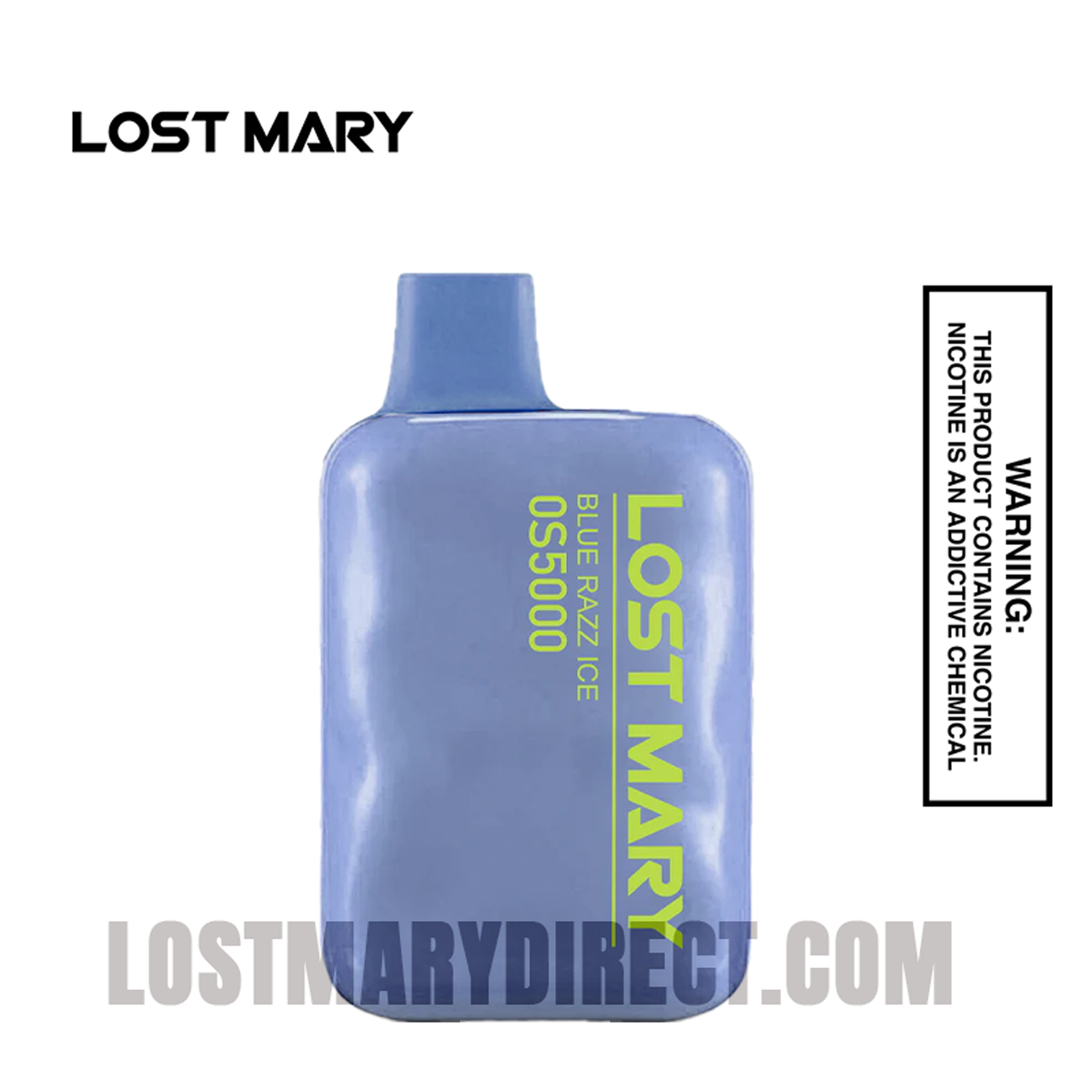 Blue Razz Ice Lost Mary OS5000 Disposable Vape Blue Razz Ice Lost Mary OS5000 Disposable Vape