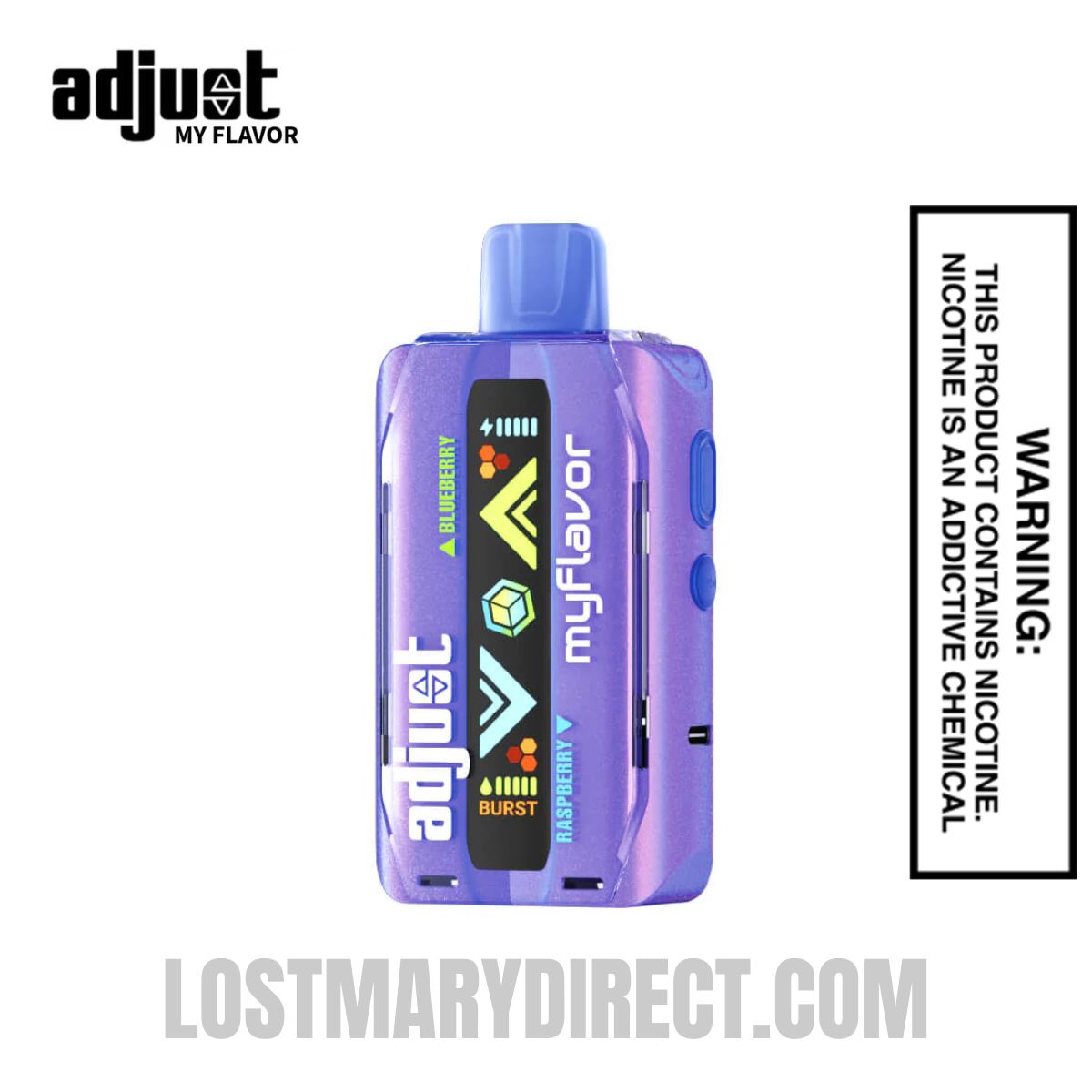 Blue Razz Ice Adjust MyFlavor 40k Disposable Vape Blue Razz Ice Adjust MyFlavor 40k Disposable Vape
