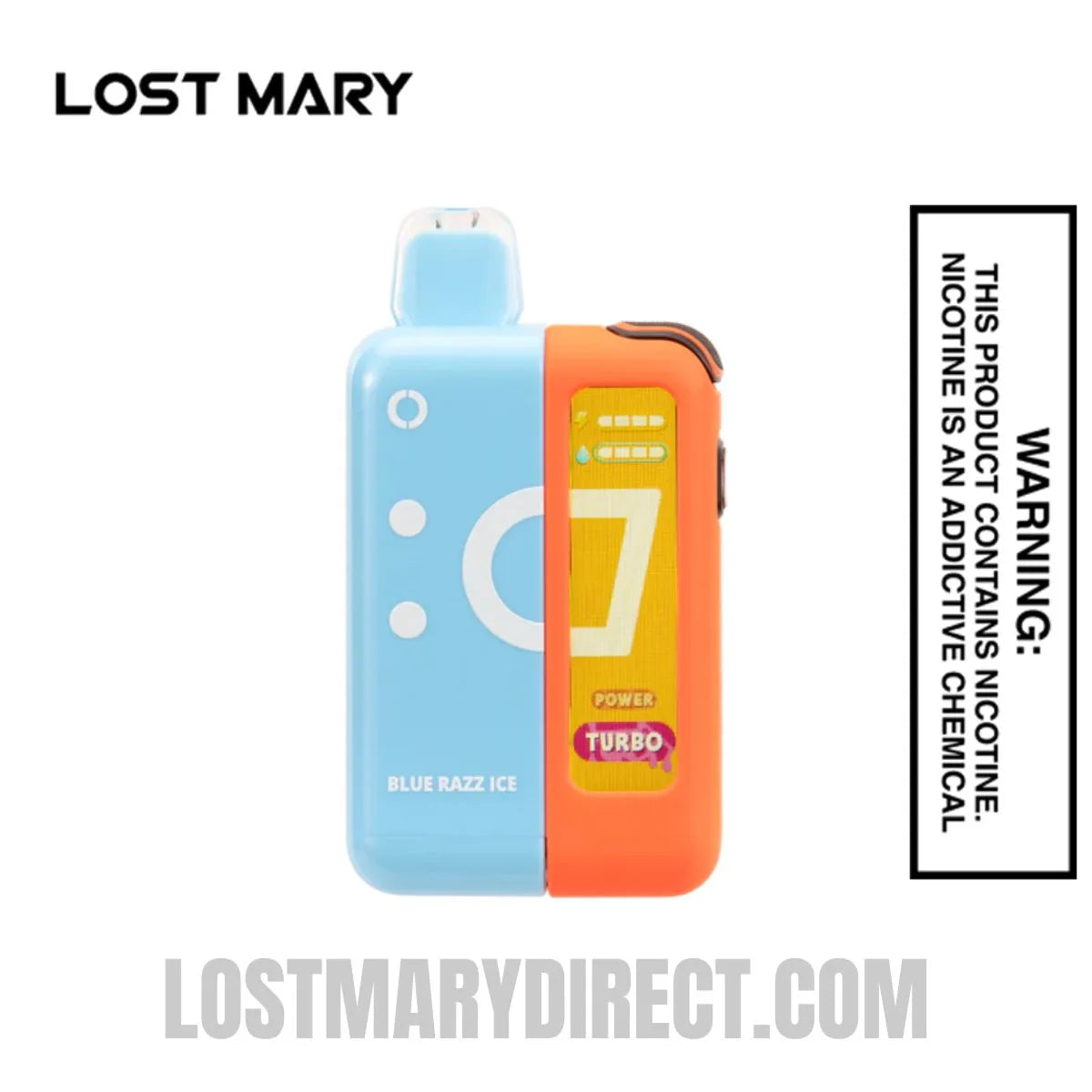 Lost Mary Turbo Blue Razz Ice Lost Mary MT35000 Turbo Blue Razz Ice Off Stamp X-Cube Kit | LostMaryDirect Lost Mary Turbo Blue Razz Ice Lost Mary MT35000 Turbo Blue Razz Ice Off Stamp X-Cube Kit | LostMaryDirect
