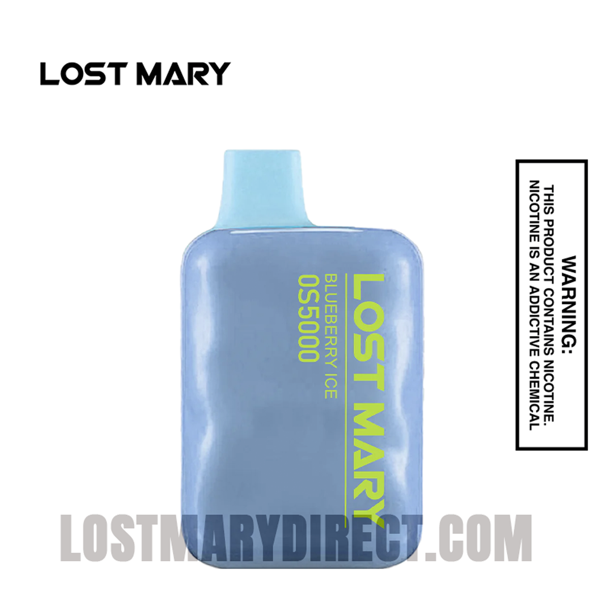 Blueberry Ice Lost Mary OS5000 Disposable Vape Blueberry Ice Lost Mary OS5000 Disposable Vape