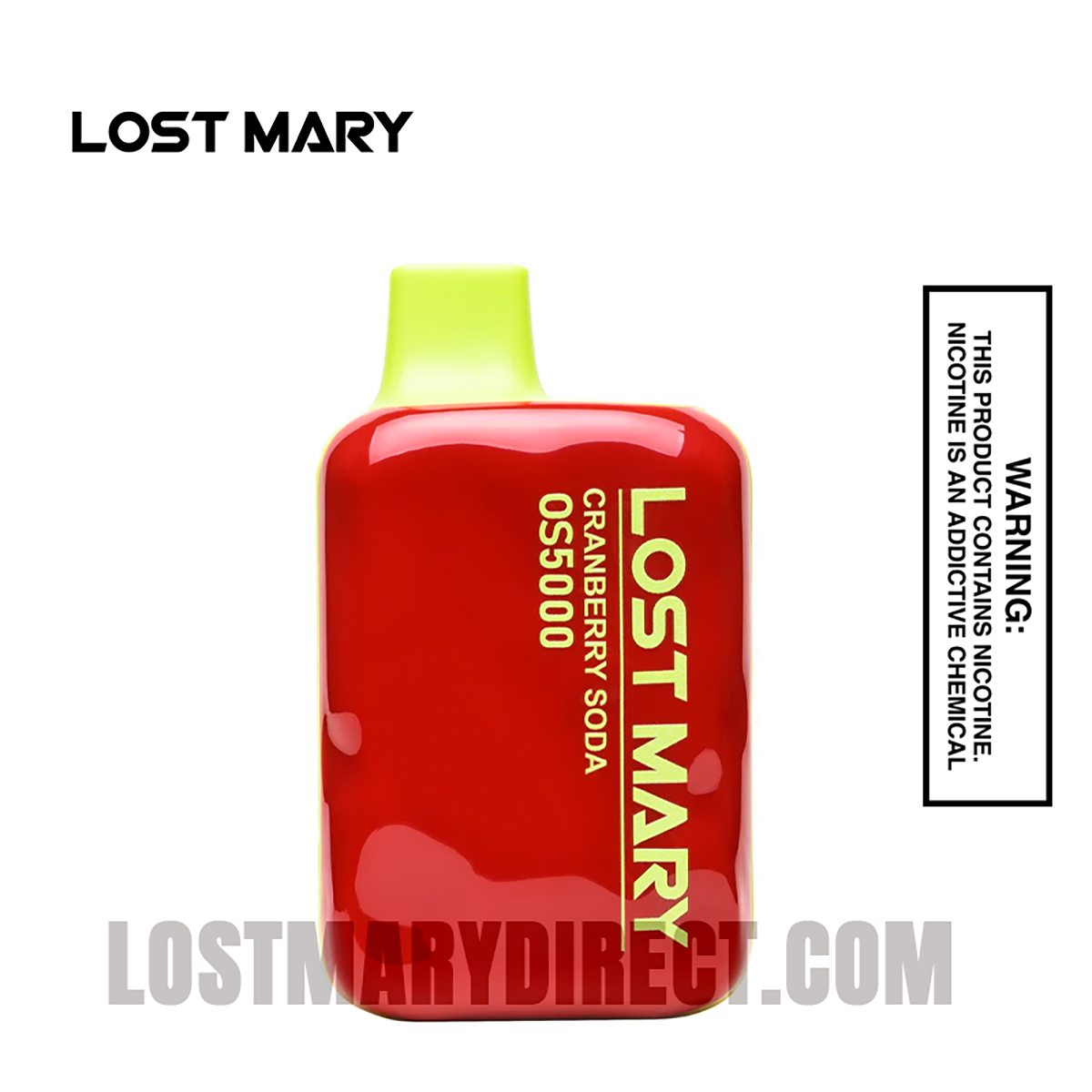 Cranberry Soda Lost Mary OS5000 Disposable Vape Cranberry Soda Lost Mary OS5000 Disposable Vape