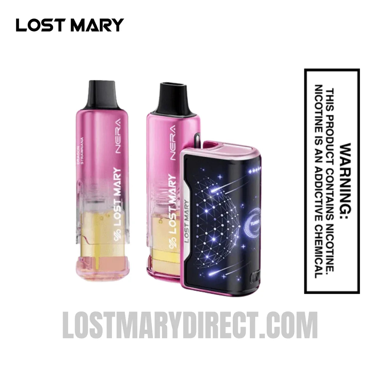 lost mary black strawnana flavor Dragon Nera Fullview 70K Vape Kit Color:Amber Vuse ePod Pods vPro treats