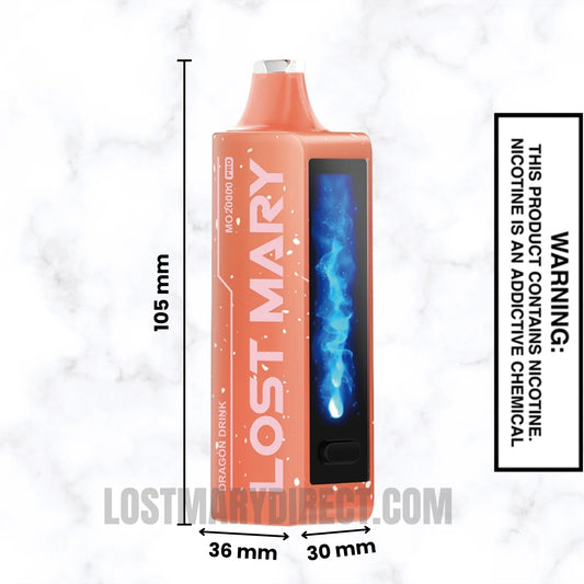 Dragon Drink Lost Mary MO20000 PRO Diposable Vape Dimension Dragon Drink Lost Mary MO20000 PRO Diposable Vape Dimension