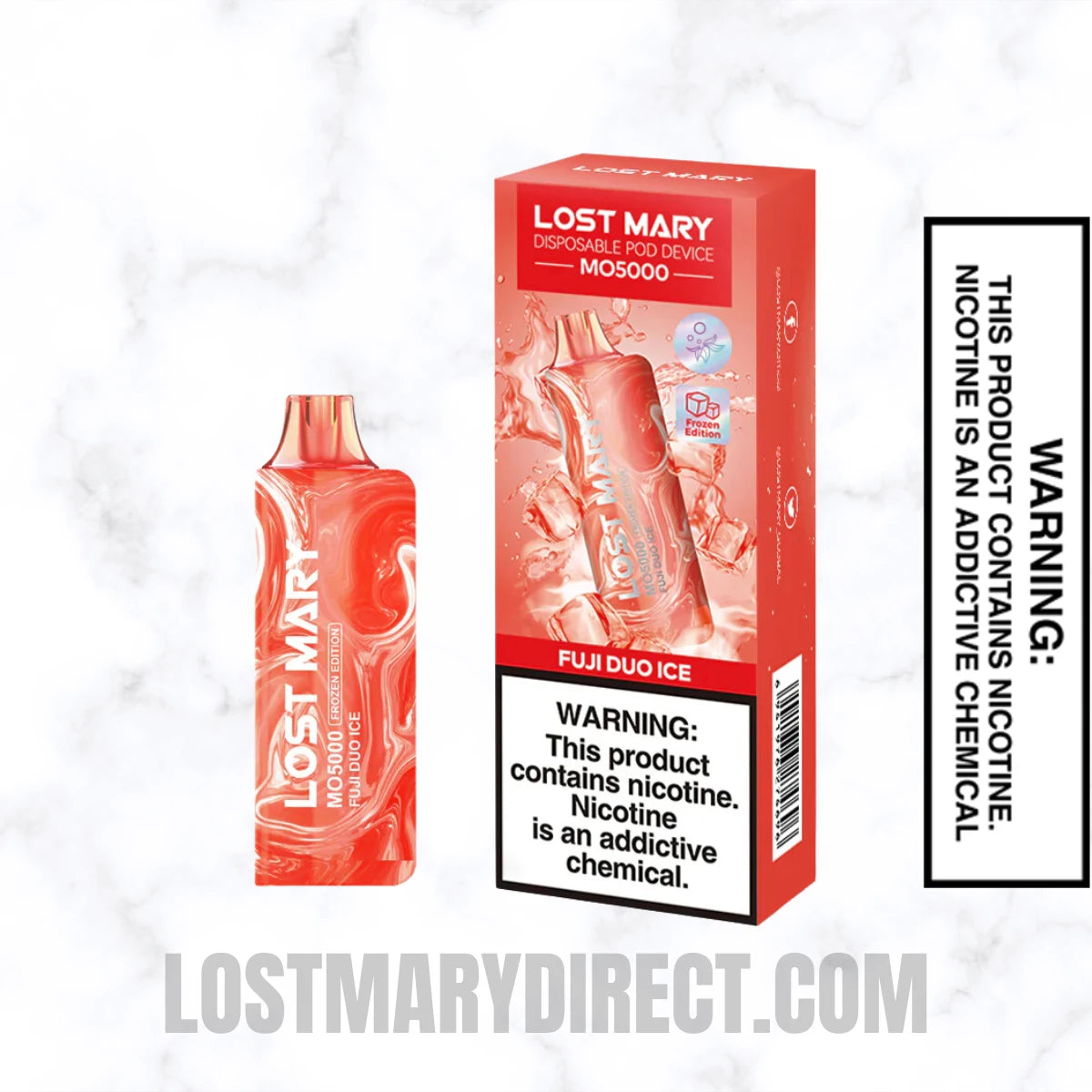 Fuji Duo Ice Lost Mary MO5000 Disposable Vape With Package Box Fuji Duo Ice Lost Mary MO5000 Disposable Vape With Package Box