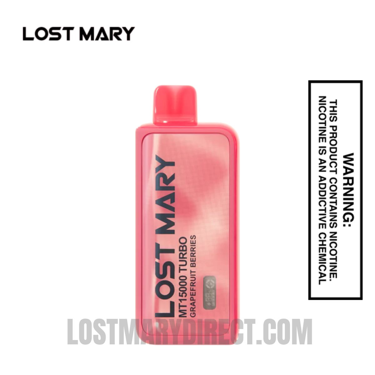 Grapefruit Berries Lost Mary MT15000 TURBO | 15000 Puffs Grapefruit Berries Lost Mary MT15000 TURBO | 15000 Puffs