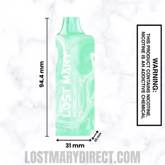 Kiwi Dragon Duo Ice Lost Mary MO5000 Frozen edition Vape Dimension Kiwi Dragon Duo Ice Lost Mary MO5000 Frozen edition Vape Dimension