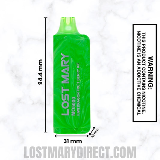 Kiwi Dragon Fruit Berry Ice Lost Mary MO5000 Disposable Vape Dimension Kiwi Dragon Fruit Berry Ice Lost Mary MO5000 Disposable Vape Dimension