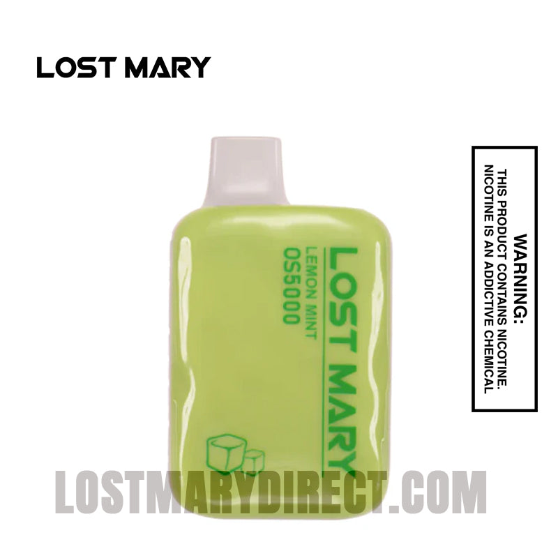 Lemon Mint Lost Mary OS5000 Disposable Vape Lemon Mint Lost Mary OS5000 Disposable Vape
