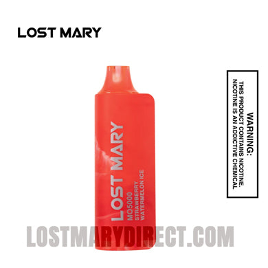 Strawberry Watermelon Ice Lost Mary MO5000 Disposable Vape Strawberry Watermelon Ice Lost Mary MO5000 Disposable Vape