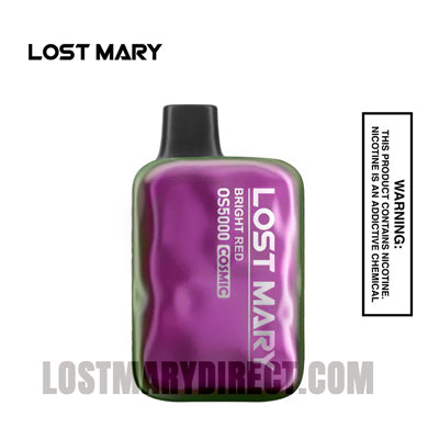 Bright Red Lost Mary OS5000 Cosmic Edition Vape Bright Red Lost Mary OS5000 Cosmic Edition Vape