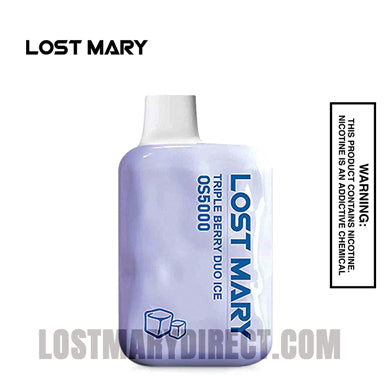 Triple Berry Duo Ice Lost Mary OS5000 Frozen Edition Vape Triple Berry Duo Ice Lost Mary OS5000 Frozen Edition Vape