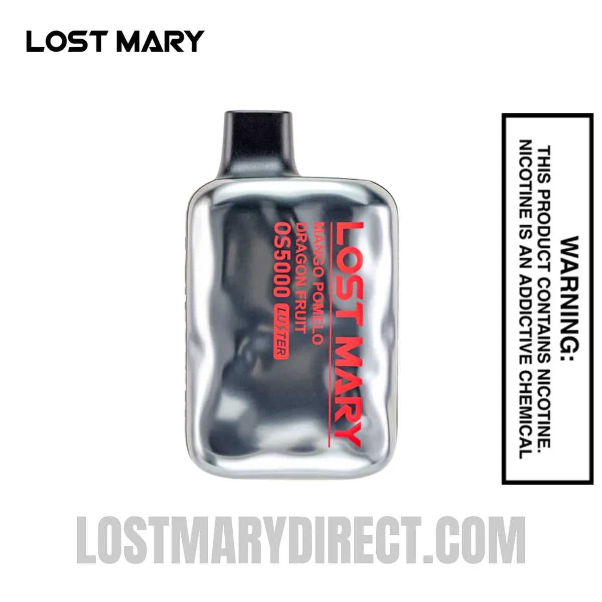 Mango Pomelo Dragon Fruit Lost Mary OS5000 Luster Vape Mango Pomelo Dragon Fruit Lost Mary OS5000 Luster Vape