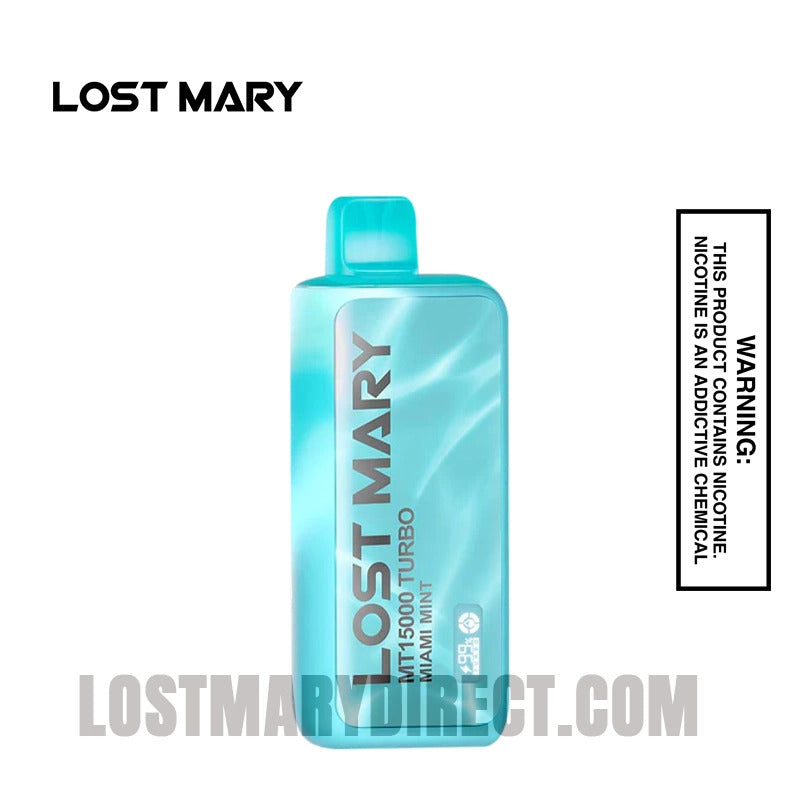 Lost Mary Miami Mint MT15000 Turbo Edition Vape Lost Mary Miami Mint MT15000 Turbo Edition Vape
