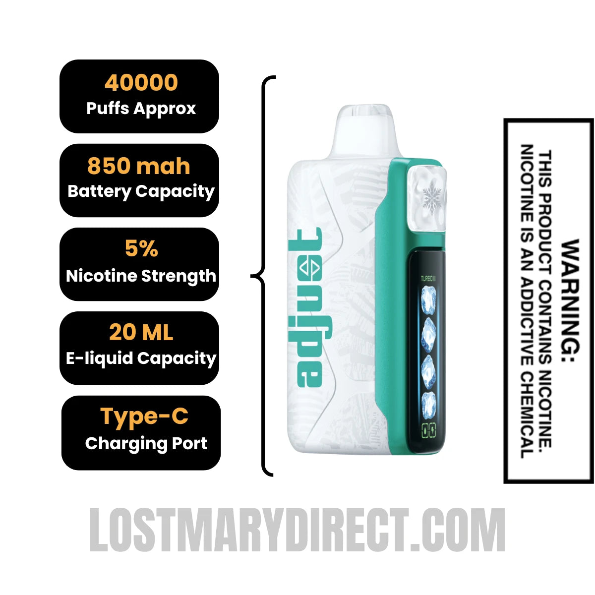 Miami Mint Adjust MyCool 40k Disposable Vape specifications Miami Mint Adjust MyCool 40k Disposable Vape specifications