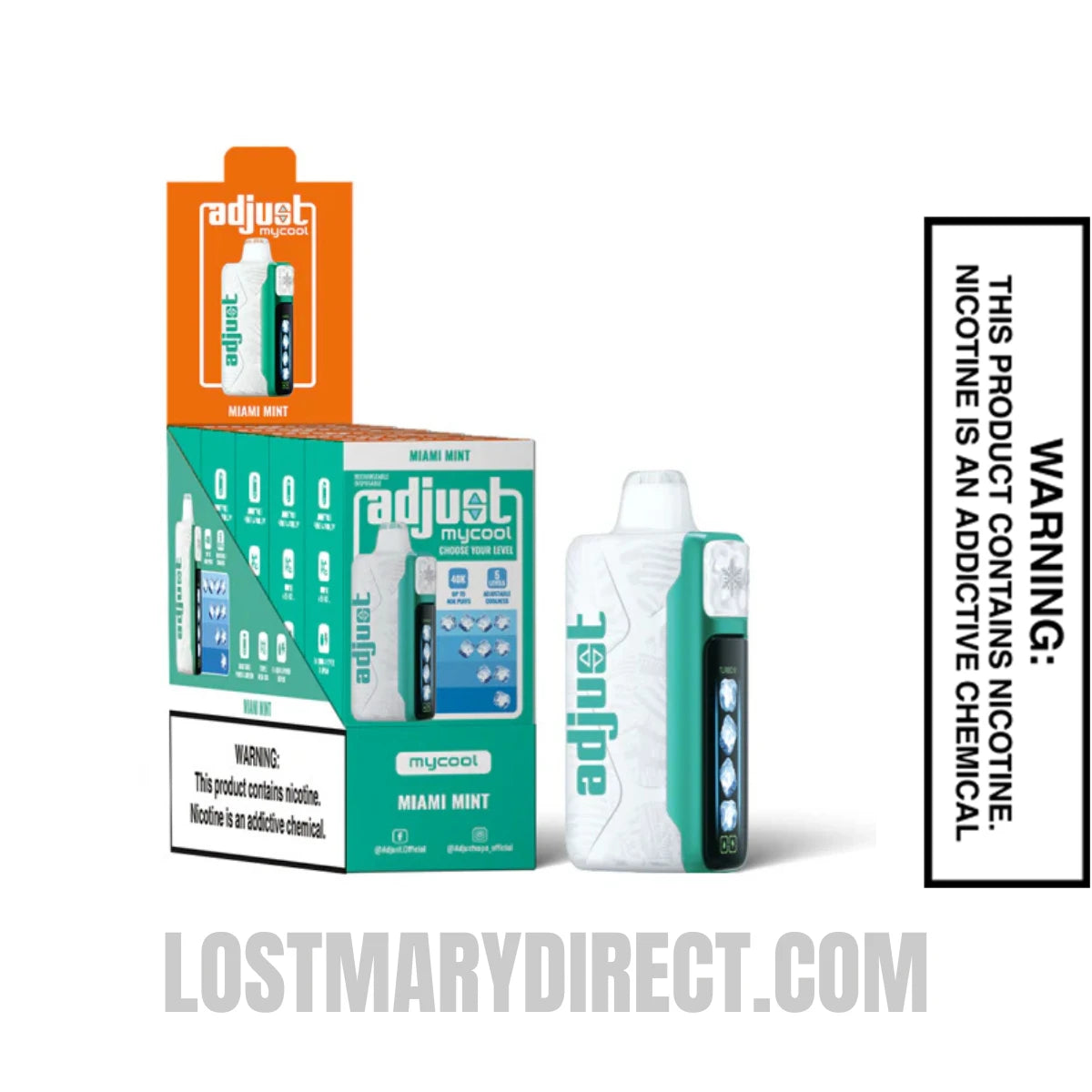 Miami Mint Adjust MyCool 40k Disposable Vape Bundle Pack Miami Mint Adjust MyCool 40k Disposable Vape Bundle Pack
