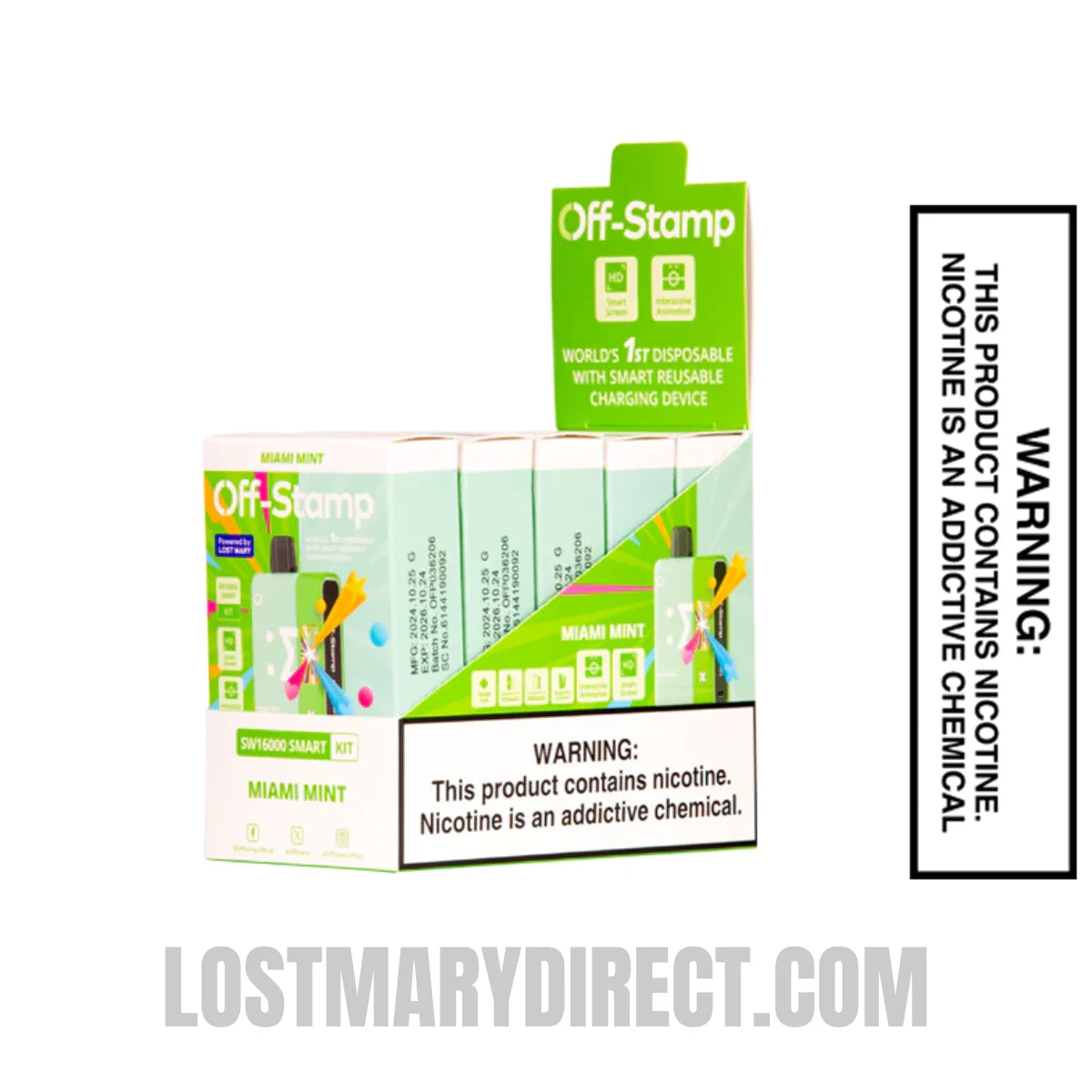 Miami Mint Off Stamp SW16000 Kit with bundle box Miami Mint Off Stamp SW16000 Kit with bundle box