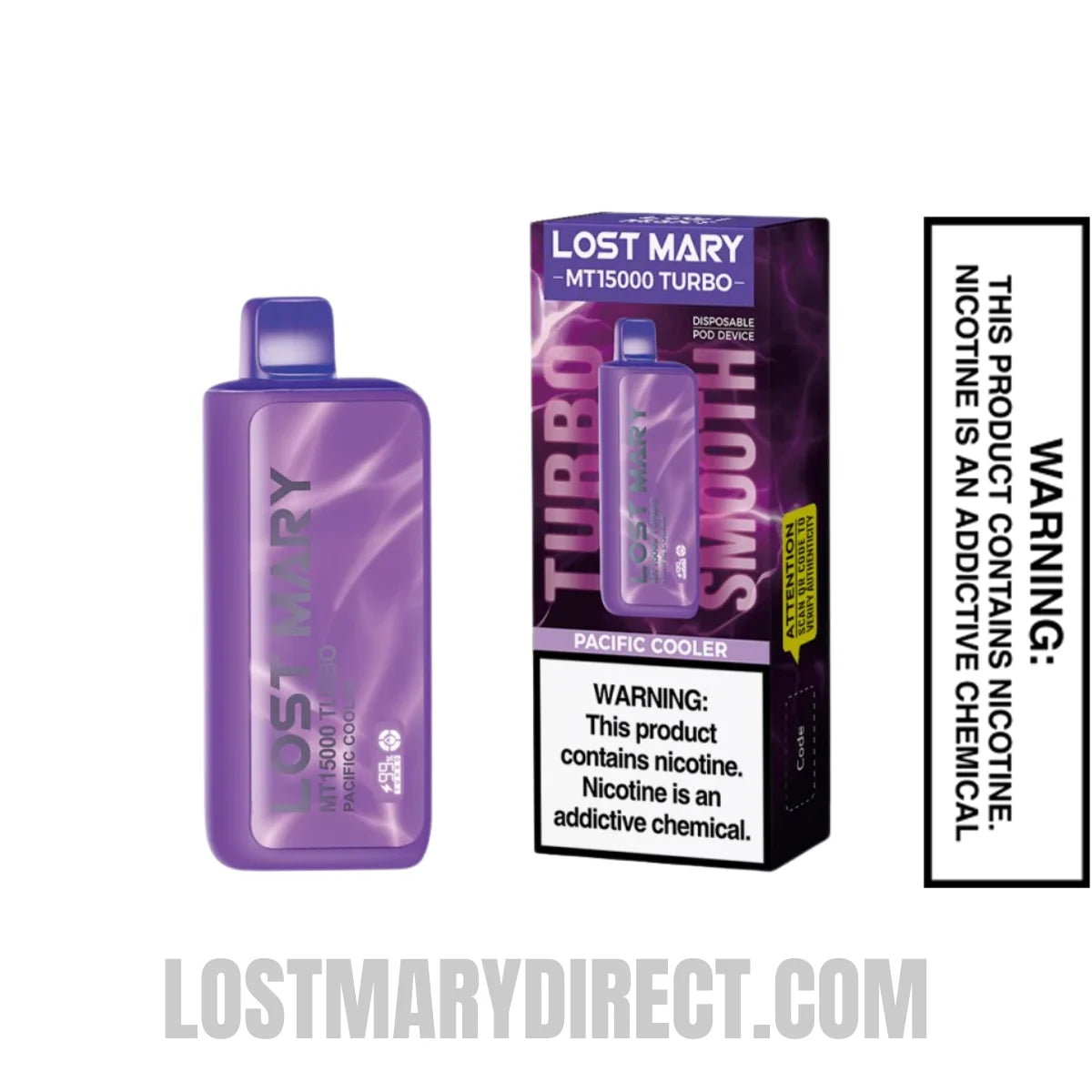 Pacific Cooler Lost Mary MT15000 Turbo Vape With Package Box Pacific Cooler Lost Mary MT15000 Turbo Vape With Package Box
