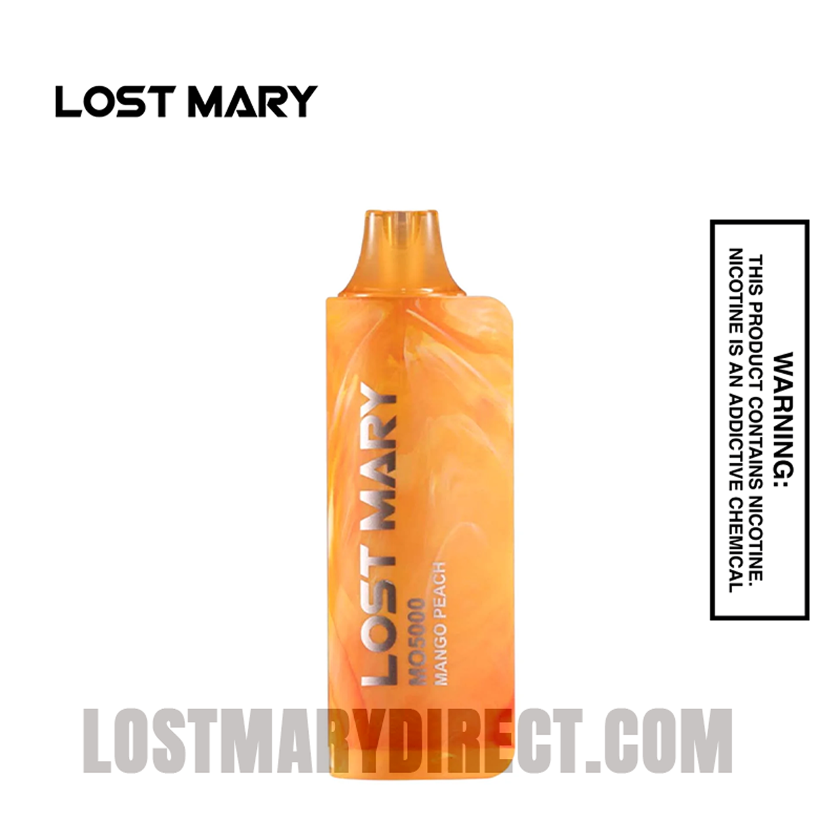 Peach Mango Lost Mary MO5000 Disposable Vape Peach Mango Lost Mary MO5000 Disposable Vape
