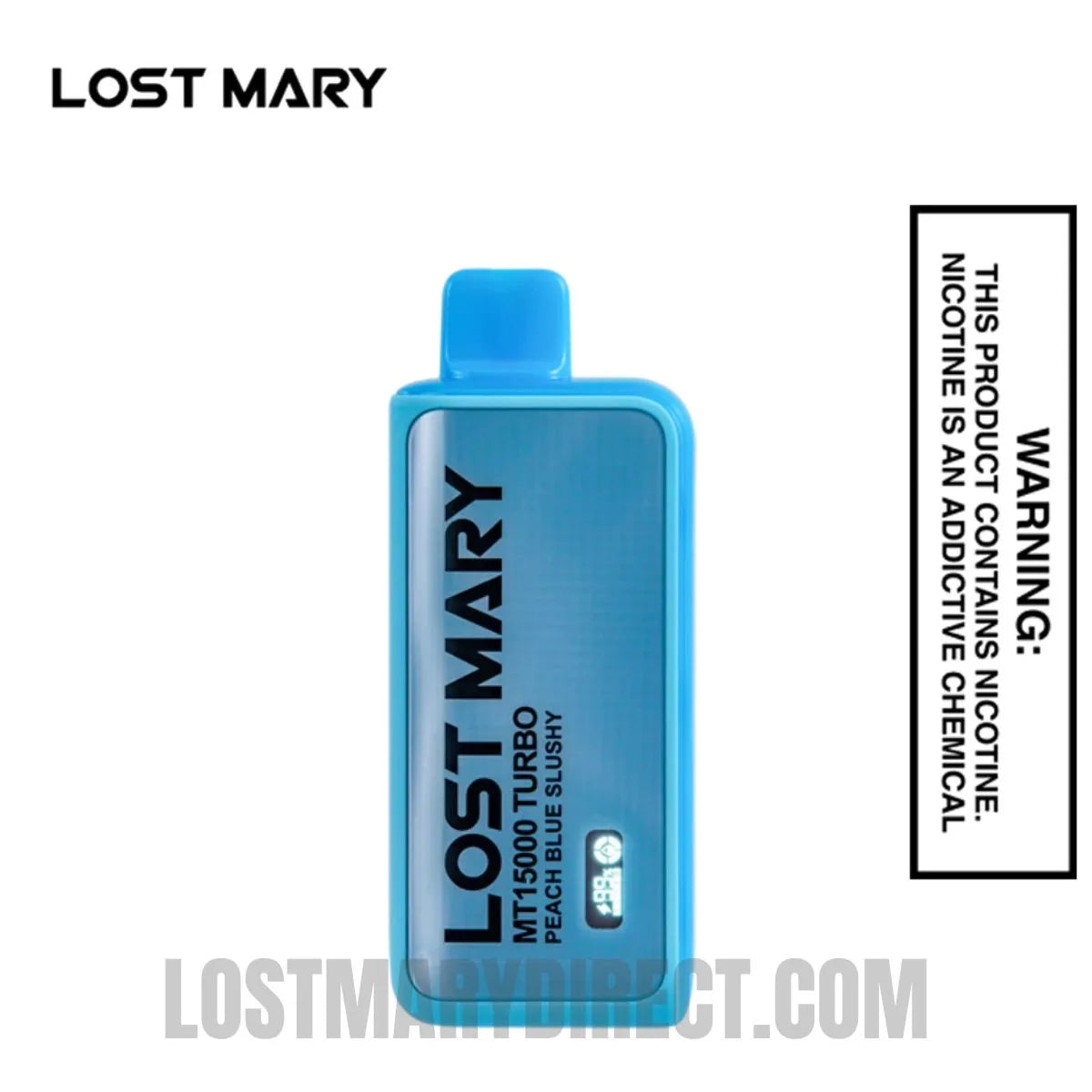 Peach Blue Slushy Lost Mary MT15000 Turbo Vape Peach Blue Slushy Lost Mary MT15000 Turbo Vape