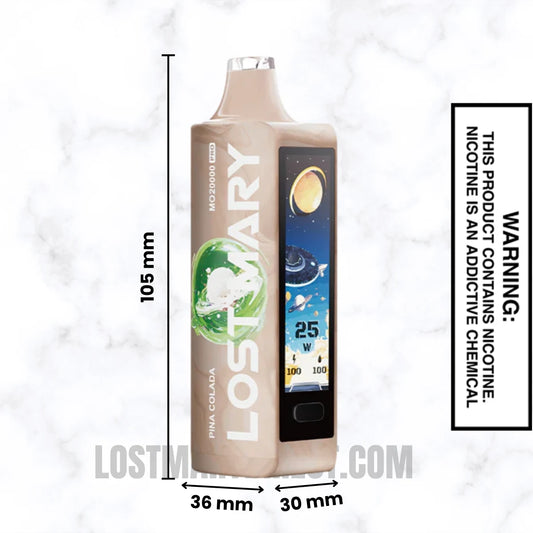 Pine Colada Lost Mary MO20000 PRO Diposable Vape Dimension Pine Colada Lost Mary MO20000 PRO Diposable Vape Dimension