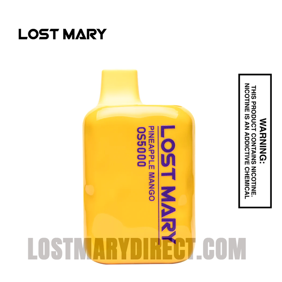 Pineapple Mango Lost Mary OS5000 Disposable Vape Pineapple Mango Lost Mary OS5000 Disposable Vape