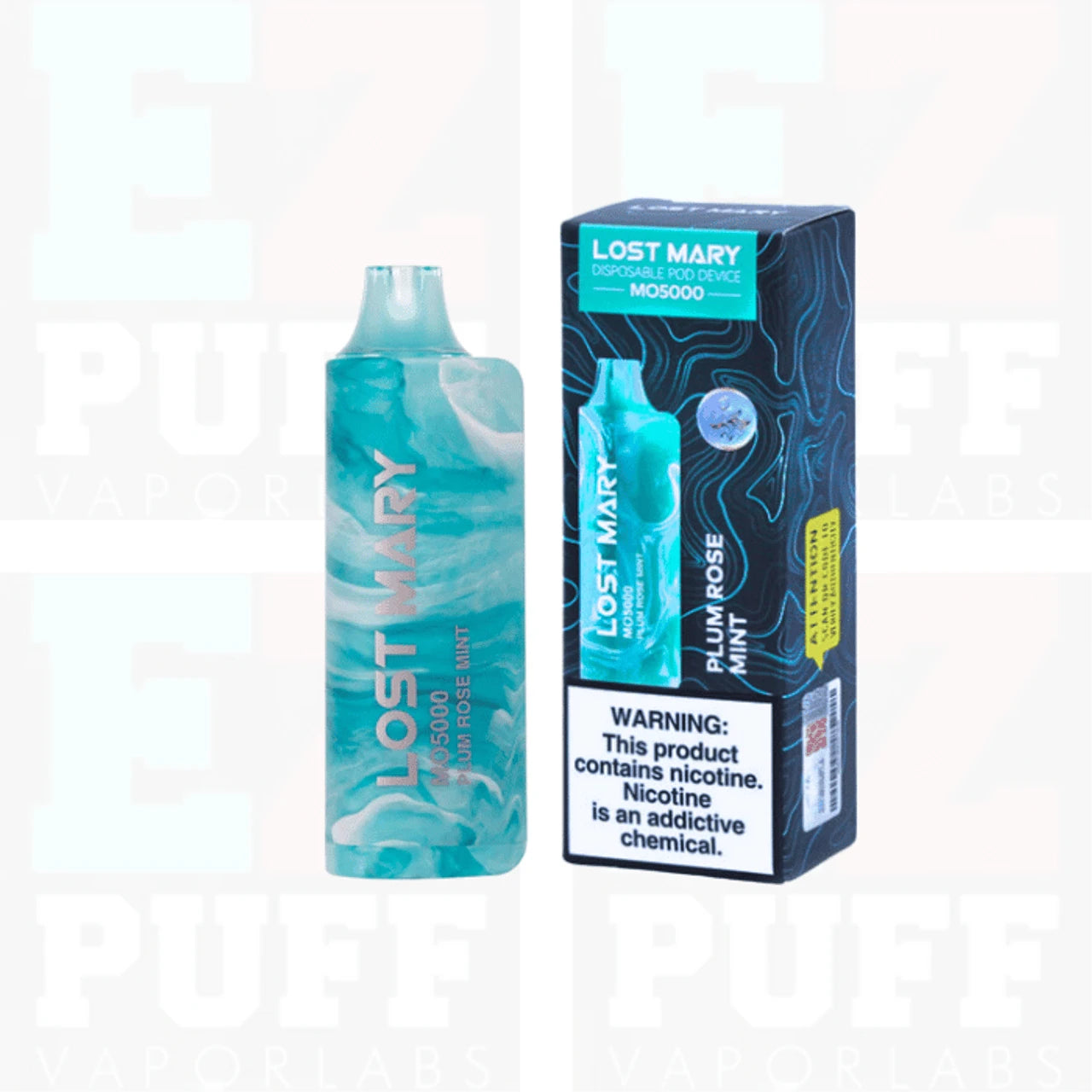 Plum Rose Mint Lost Mary MO5000 Disposable Vape With Package Box Plum Rose Mint Lost Mary MO5000 Disposable Vape With Package Box