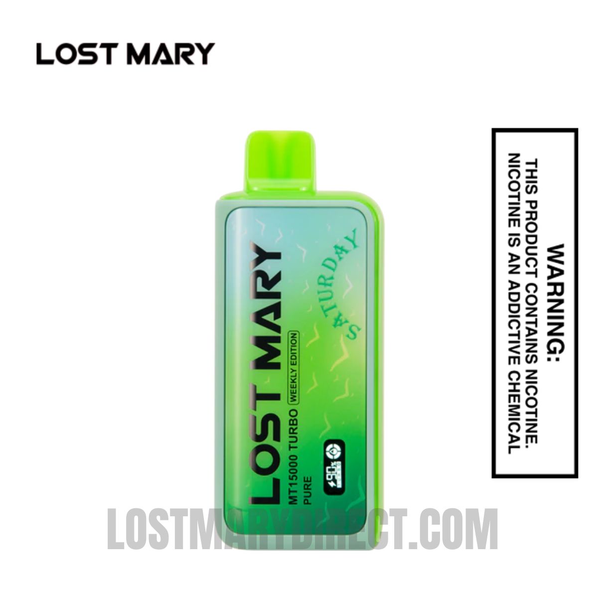 Pure Lost Mary MT15000 Turbo (Saturday) Pure Lost Mary MT15000 Turbo (Saturday)