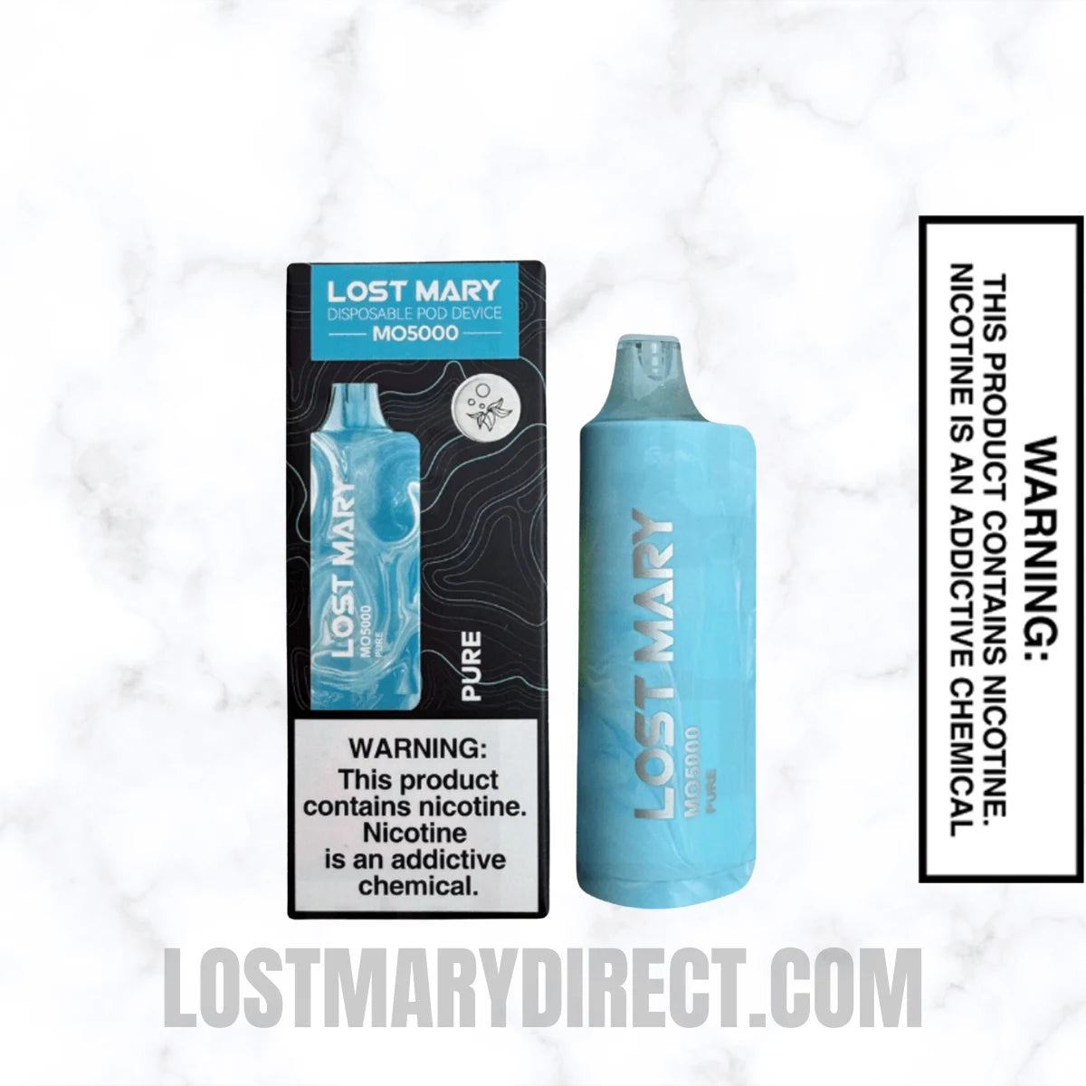Pure Lost Mary MO5000 Disposable Vape With Package Box Pure Lost Mary MO5000 Disposable Vape With Package Box