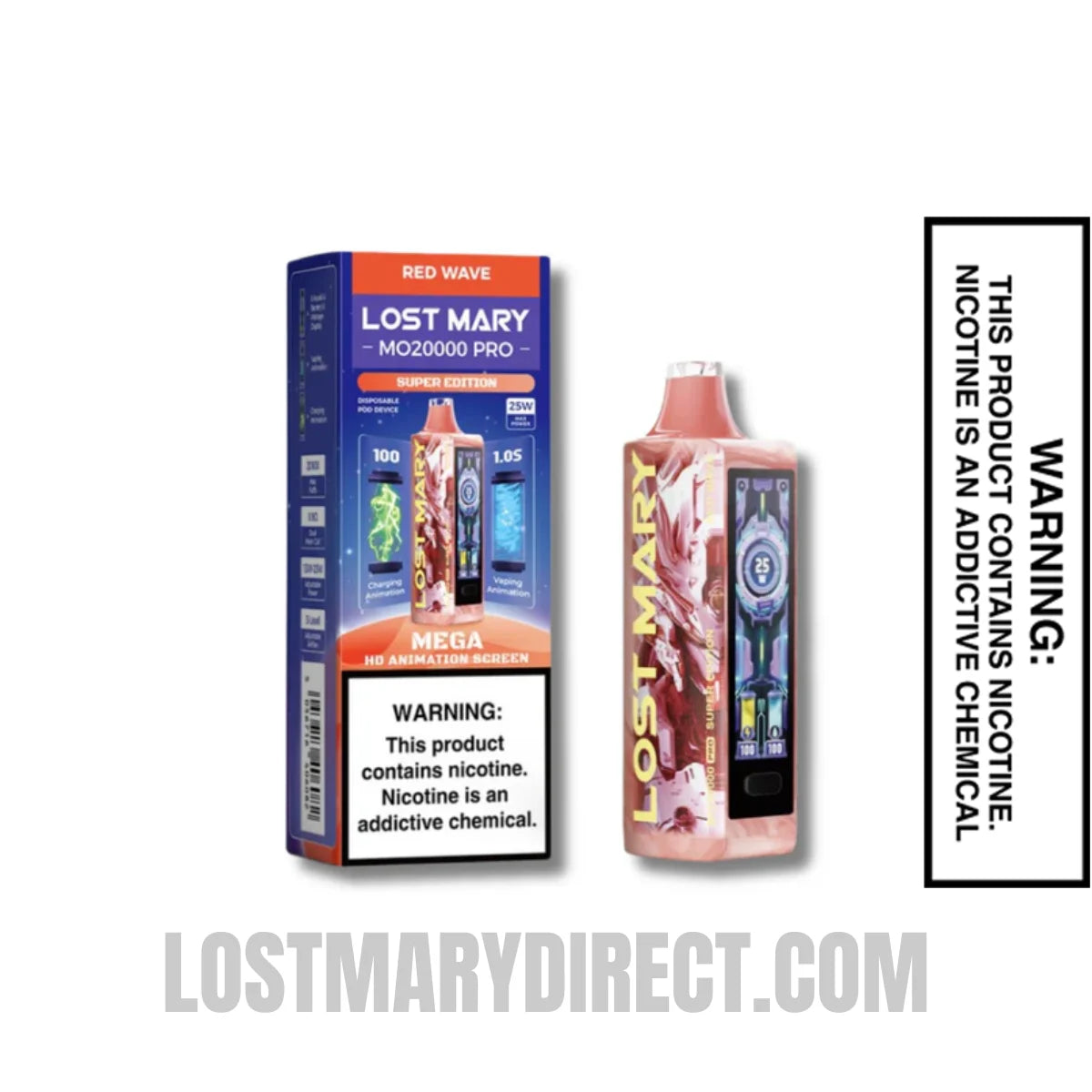 Red Wave Lost Mary MO20000 PRO with Package Box Red Wave Lost Mary MO20000 PRO with Package Box