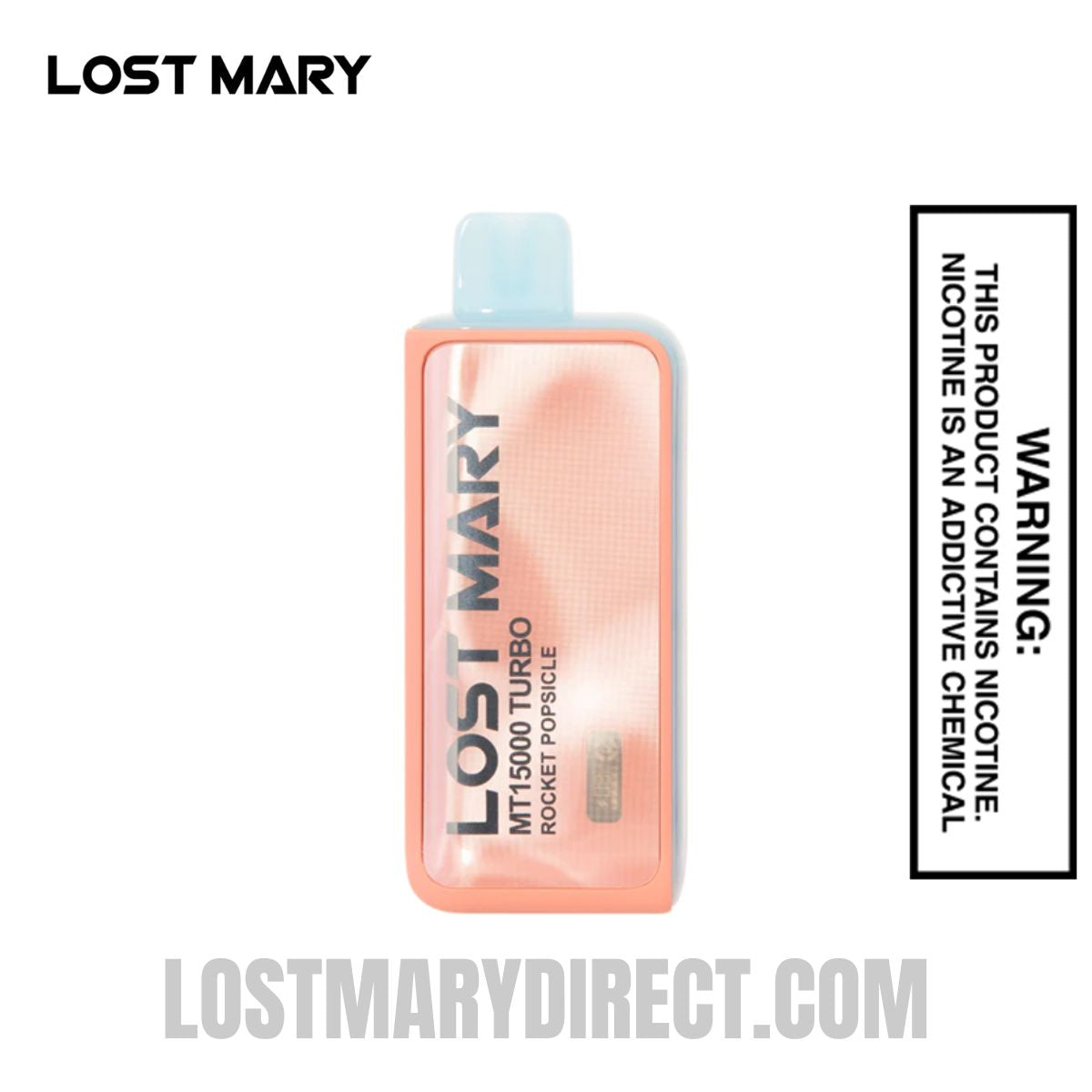 Rocket Popsicle Lost Mary MT15000 Turbo Vape - 0% Nic Rocket Popsicle Lost Mary MT15000 Turbo Vape - 0% Nic