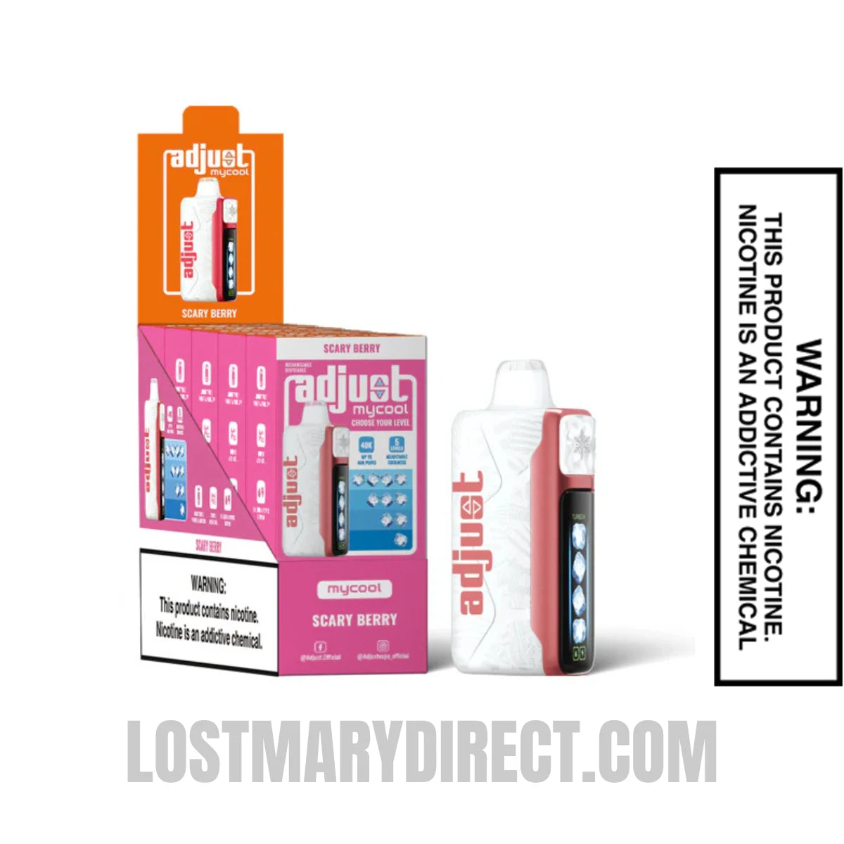 Scary Berry Adjust MyCool 40k Disposable Vape Bundle Pack Scary Berry Adjust MyCool 40k Disposable Vape Bundle Pack