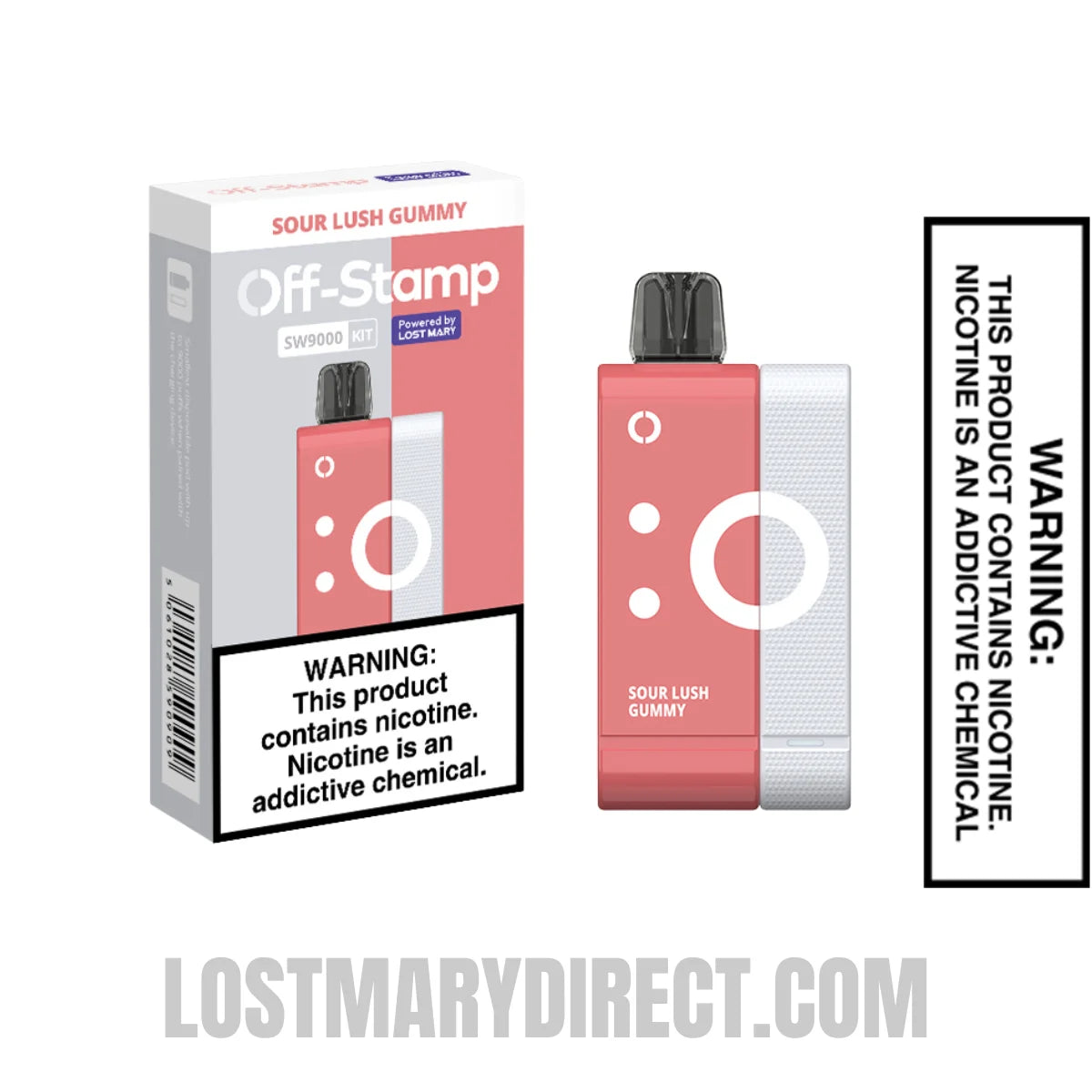 Sour Lush Gummy Off Stamp SW9000 Disposable Kit With Package Box Sour Lush Gummy Off Stamp SW9000 Disposable Kit With Package Box