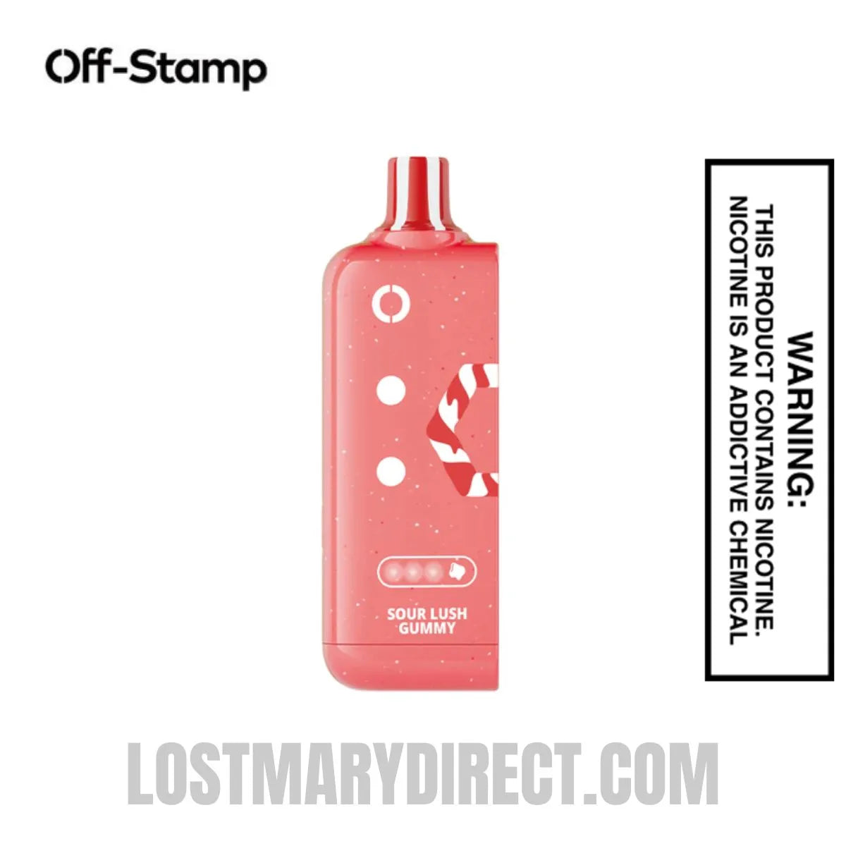 Sour Lush Gummy Off Stamp Sweet Cube Vape Pod | LostMaryDirect Sour Lush Gummy Off Stamp Sweet Cube Vape Pod | LostMaryDirect