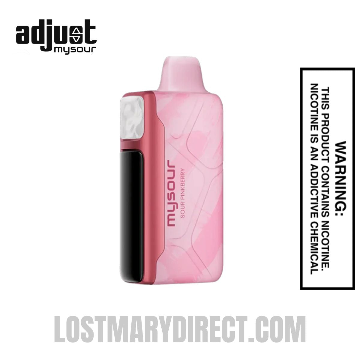 Sour Pinkberry Adjust MySour 40K Disposable Vape Sour Pinkberry Adjust MySour 40K Disposable Vape