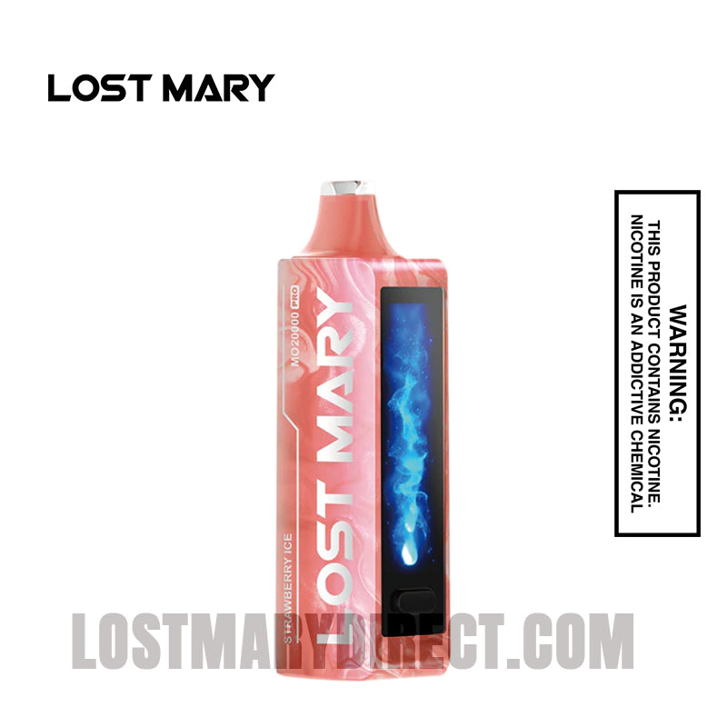 Strawberry Ice Lost Mary MO20000 Pro Vape Strawberry Ice Lost Mary MO20000 Pro Vape