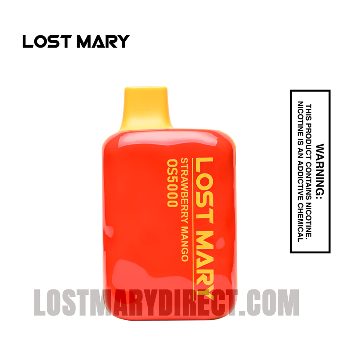 Strawberry Mango Lost Mary OS5000 Disposable Vape Strawberry Mango Lost Mary OS5000 Disposable Vape