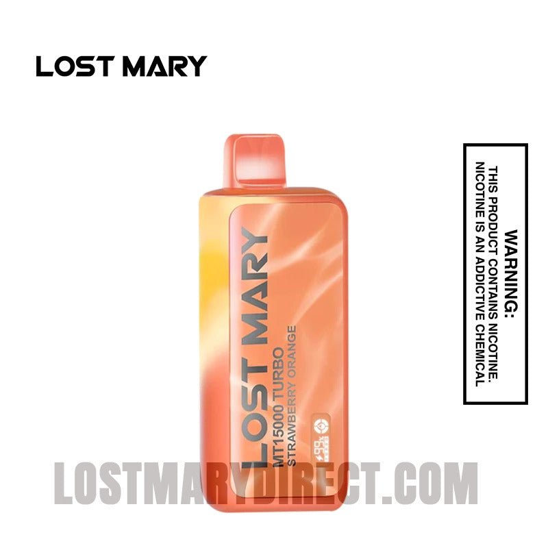 Lost Mary Strawberry Orange MT15000 Turbo Edition Vape Lost Mary Strawberry Orange MT15000 Turbo Edition Vape