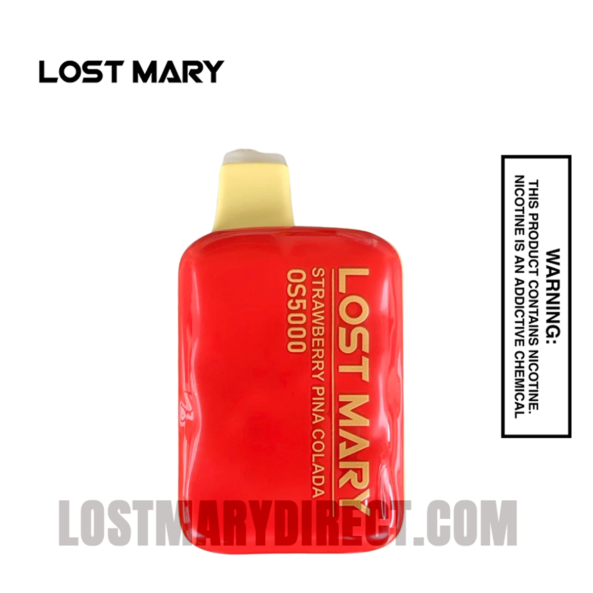 Strawberry Pina Colada Lost Mary OS5000 Disposable Vape Strawberry Pina Colada Lost Mary OS5000 Disposable Vape