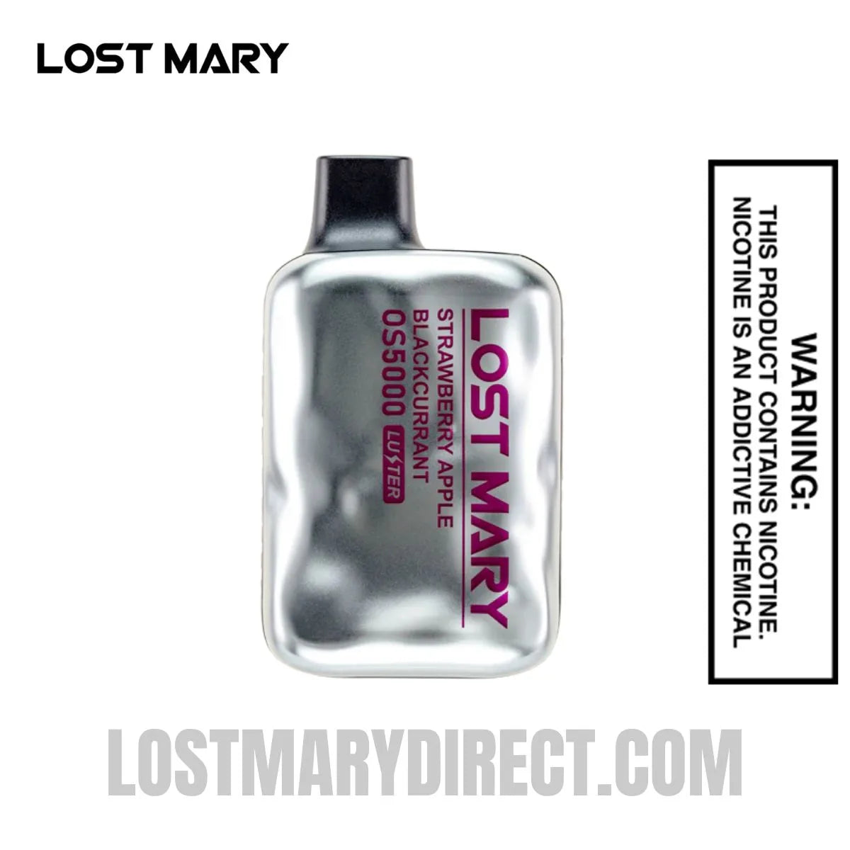 Strawberry Apple Blackcurrant Lost Mary OS5000 Luster Vape Strawberry Apple Blackcurrant Lost Mary OS5000 Luster Vape