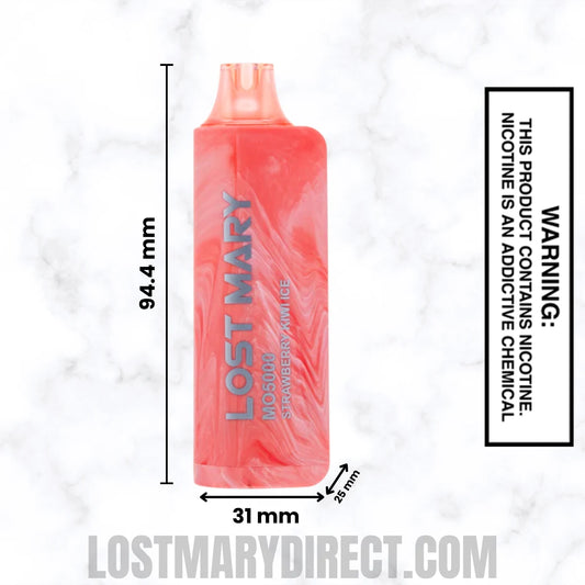 Strawberry Kiwi Ice Lost Mary MO5000 Disposable Vape Dimension Strawberry Kiwi Ice Lost Mary MO5000 Disposable Vape Dimension
