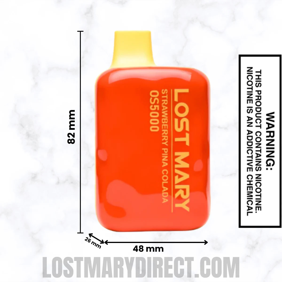 Strawberry Pina Colada Lost Mary OS5000 Disposable Vape Dimension Strawberry Pina Colada Lost Mary OS5000 Disposable Vape Dimension