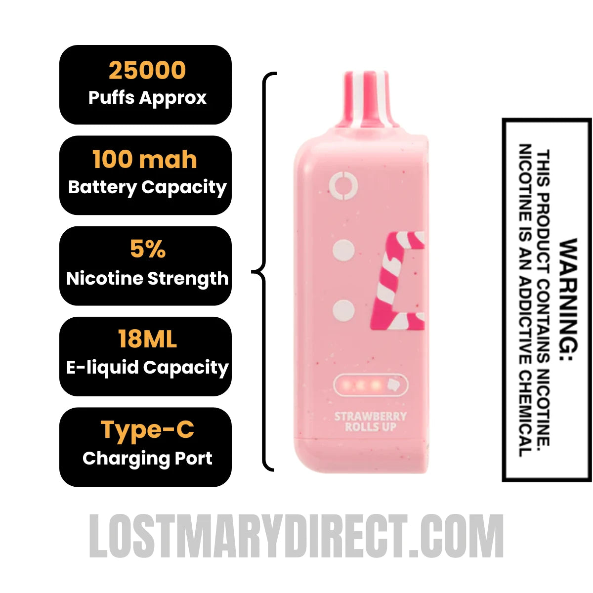 Strawberry Rolls Up Off Stamp Sweet X-Cube Pod Specifications Strawberry Rolls Up Off Stamp Sweet X-Cube Pod Specifications