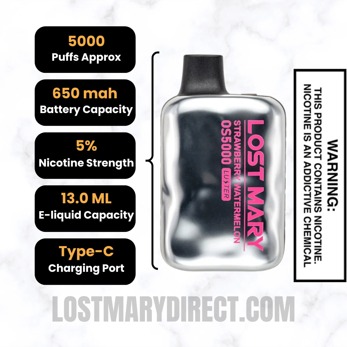 Strawberry Watermelon Lost Mary MO20000 PRO Disposable Vape Specifications Strawberry Watermelon Lost Mary MO20000 PRO Disposable Vape Specifications